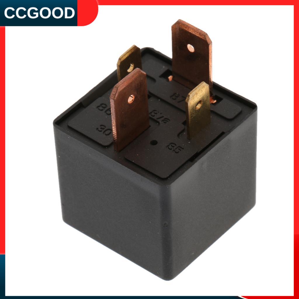 CCgood 12V Relay 4 Pin ô tô 80amp 80A chuyển đổi mở bình thường liên hệ với