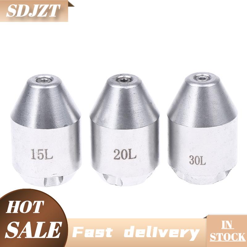 SDJZT 1 4 หัวฉีดท่อระบายน้ำชุดหัวฉีดเจ็ทสแตนเลสอุปกรณ์เสริมเครื่องซักผ้าแรงดัน5000 PSI หัวฉีดท่อระบายน้ำเจ็ท ราคา 302 บาท*ส่งฟรี