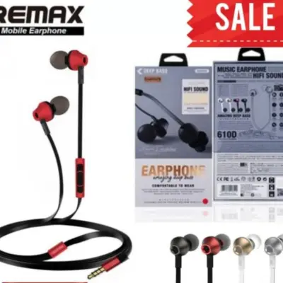 REMAX 610D EARPHONES :: 100% authentic : LOCAL SELLER