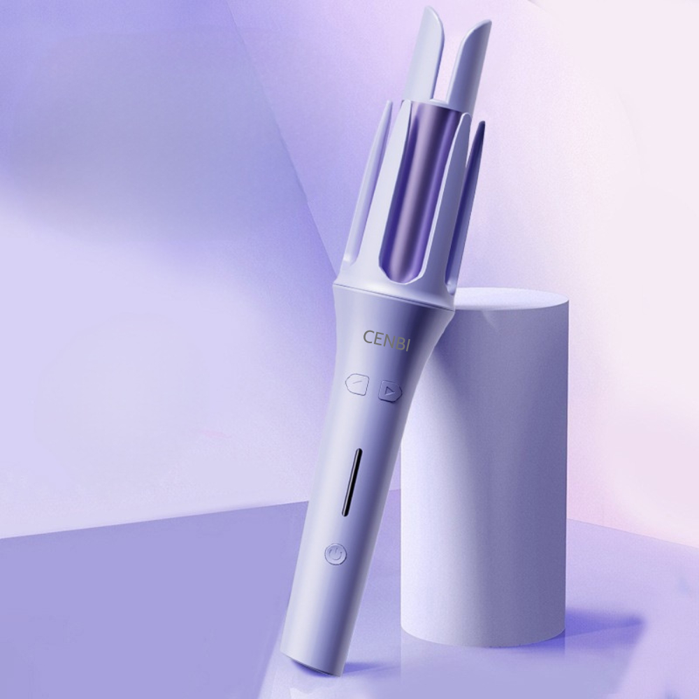 Cenbi Automatic Hair Curler with Ceramic Coating Protects Hair When Styling - 6 Month Warranty - 4