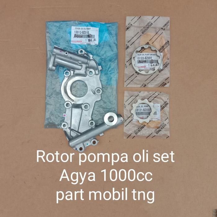 ROTOR POMPA OLI SET TOYOTA AGYA AYLA 1.0 1000CC - BY LARISAN Harga 380,000 rupiah*Gratis Ongkir