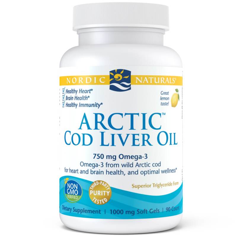 Buy Nordic Naturals Arctic Cod Liver Oil 90 Soft Gels Singapore