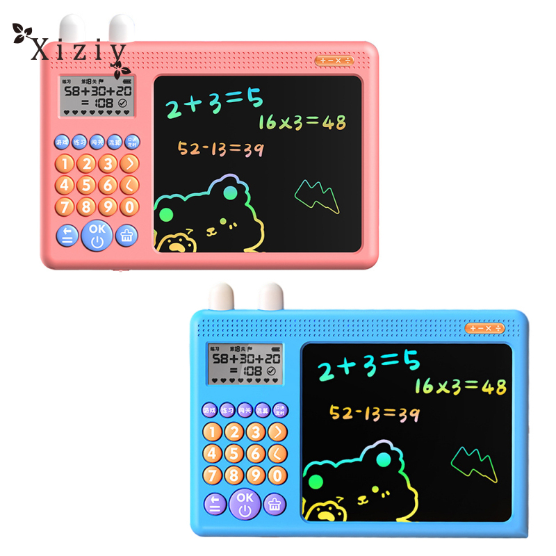 xiziylcd bảng viết cho trẻ em tái sử dụng bằng miệng tính toán bảng viết 3