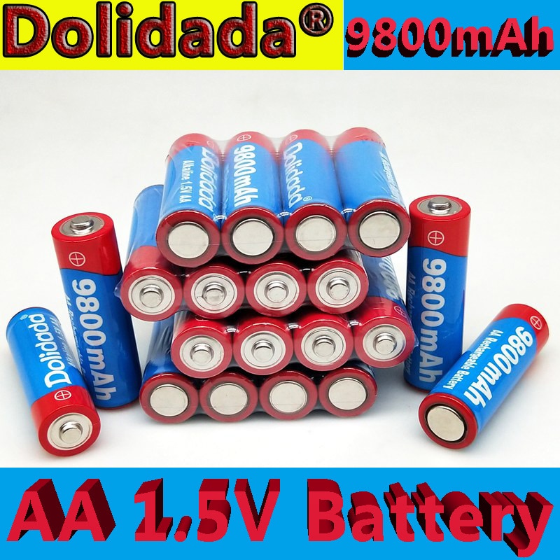 Đặc biệt cung cấp thủ thỏa thuận Flash bán 4-20 cái AA có thể sạc lại 9800mAh 1.5V Alkaline có thể sạc lại batery cho Led đồ chơi MP3