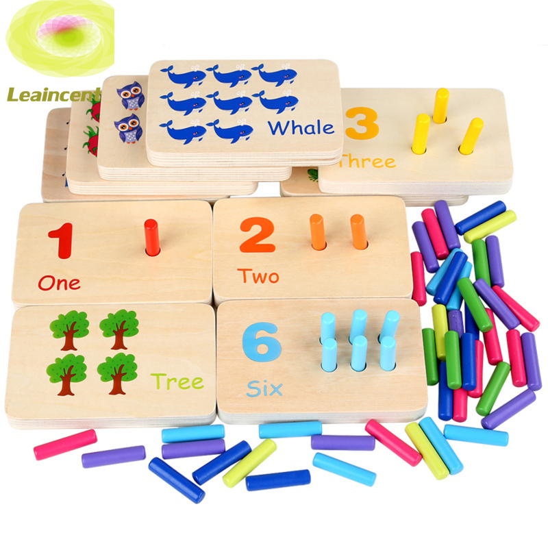 Leaincent Fast Delivery Kids Wooden Sensory Toys Mathematics Learning