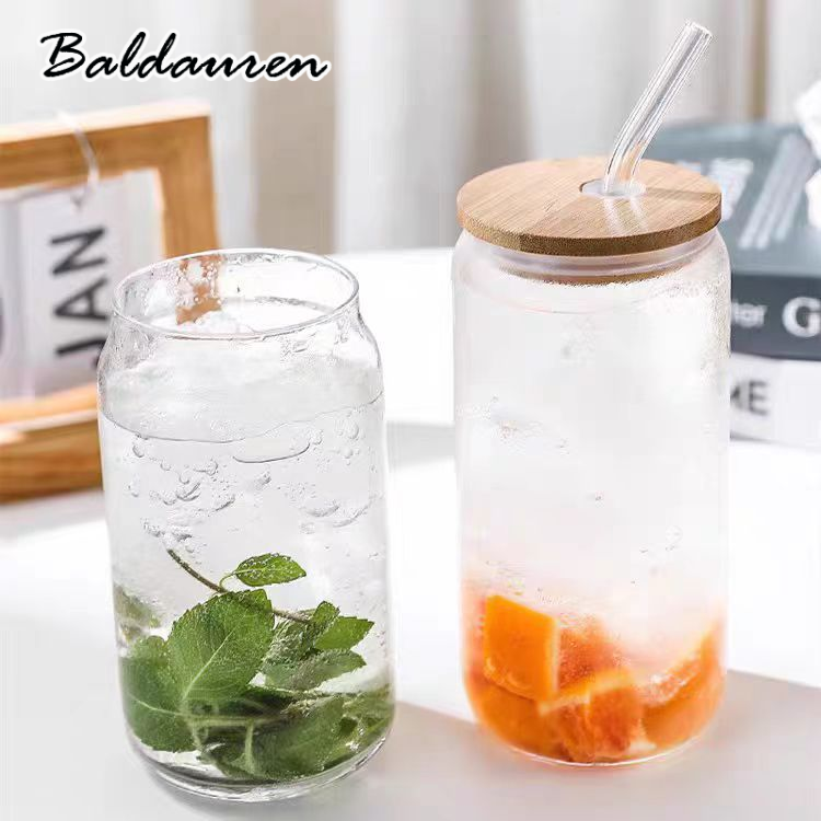 BALDAUREN แก้วน้ำแก้วน้ำเย็นแก้วขนาดใหญ่ แฟชั่น คงทน วัสดุคุณภาพดี พกพาง่าย 62B1869A1794143 37Z240912 ราคา 82 บาท*ส่งฟรี