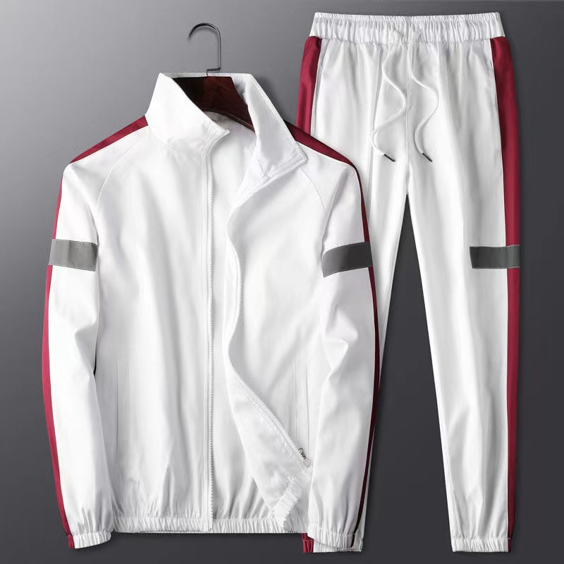 Bộ áo khoác + quần dài thể thao Adidas dáng rộng chống gió phong cách sang trọng cho nam pvk
