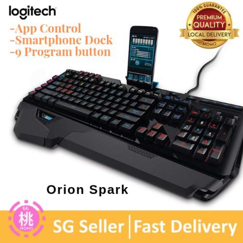Logitech Orion Spark G910 RGB Mechanical Gaming Keyboard – 9 Programmable Buttons, Dedicated Media Controls ,Arx Control App Singapore