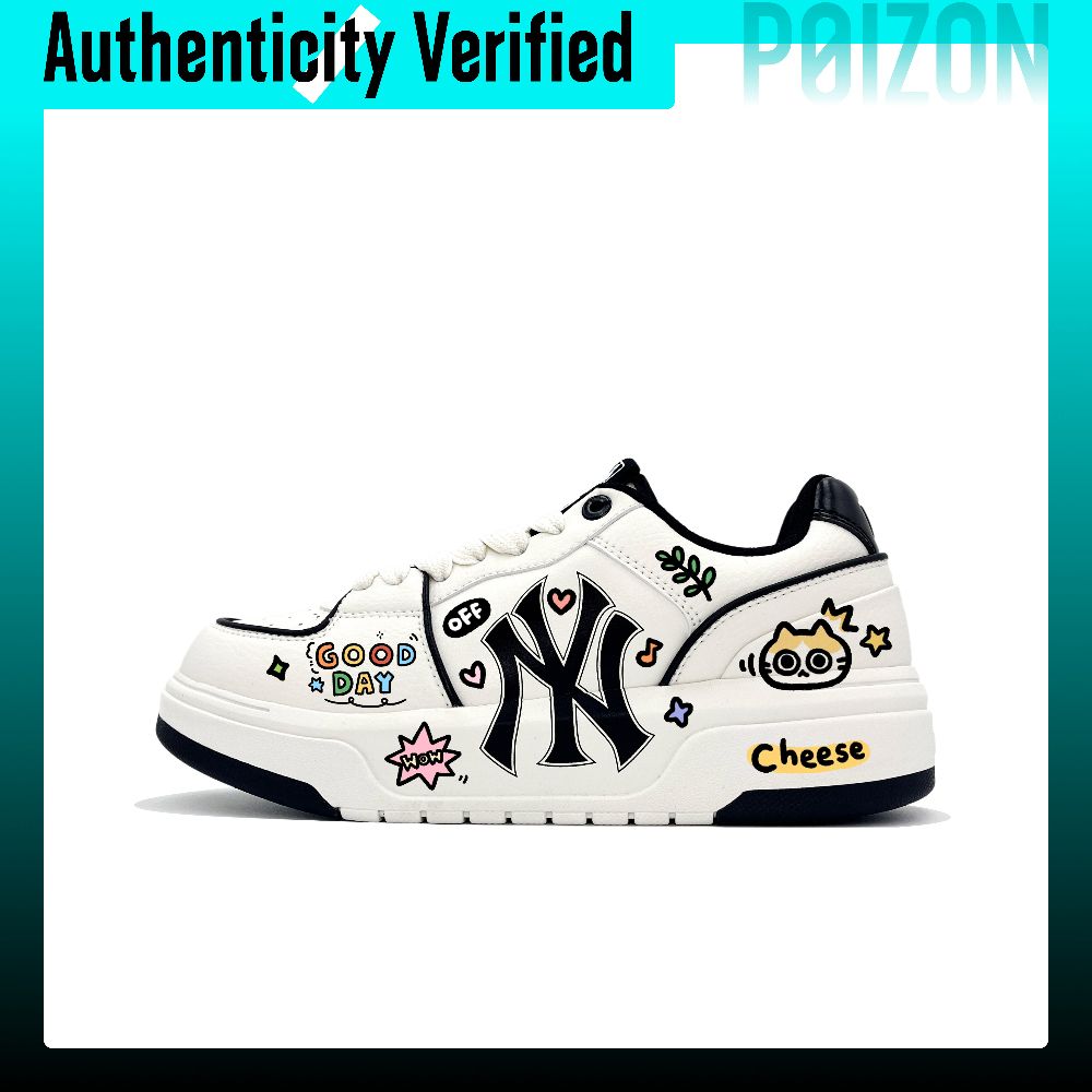 รองเท้าผู้ชาย MLB Chunky Liner Pu ทนต่อการขัดถูทนต่อการขัดถู Low top รองเท้าสเก็ตบอร์ด Unisex สีขาว 3ASXCA12N-50WHS (team372-good) ราคา 20,376 บาท*ส่งฟรี