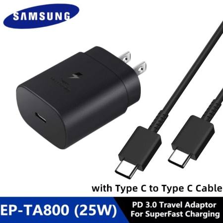 Samsung 25W/45W Super Fast Charger for Galaxy S24/S23/S22/S21