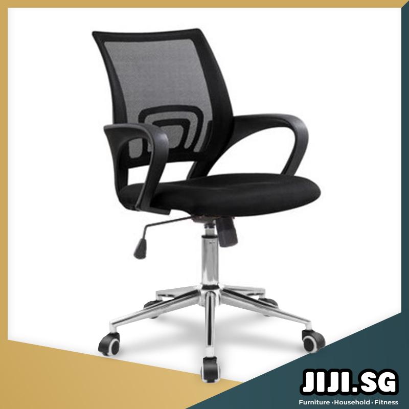 (JIJI SG) Typist Office Chair (Self-Assembly) - Office chairs / Study chair / Gaming chair / Ergonomic / Free Delivery (SG) Singapore