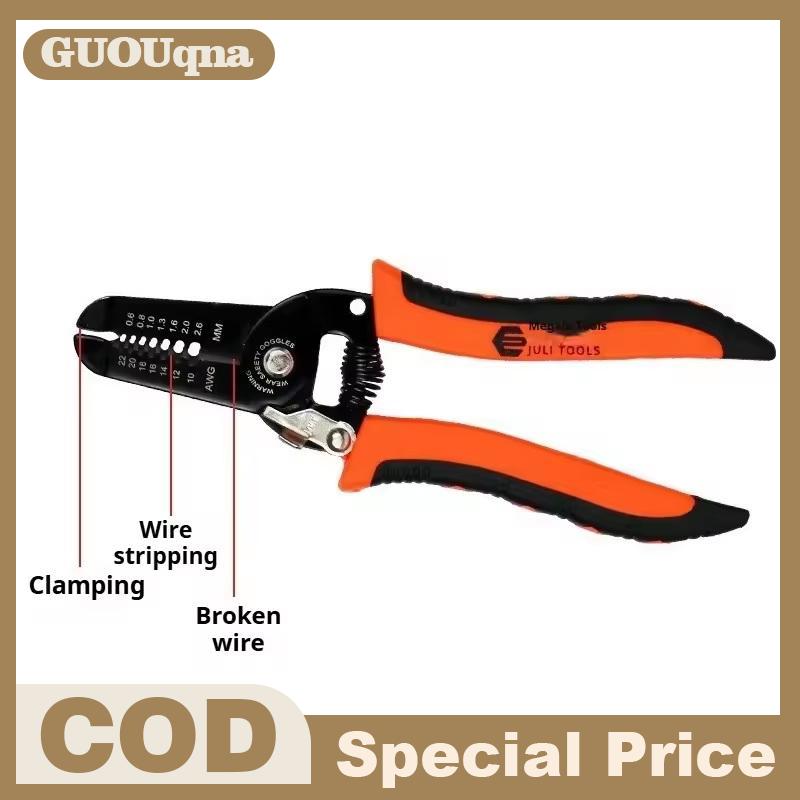 GUOUqna Đa Chức Năng Dây Tước Kìm Cho Thợ Điện Chuyên Ngành Dây Tước Công Cụ Dây Thép Không Gỉ Phá Kìm Giá 54,115 Đồng*Miễn phí vận chuyển