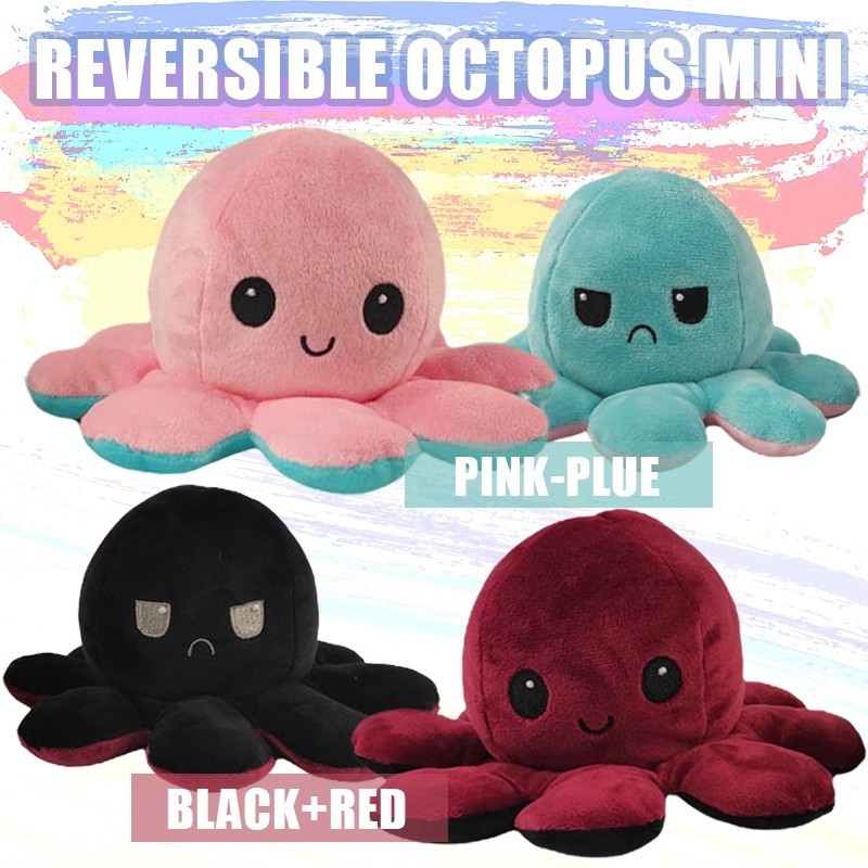 reversible octopus plush large
