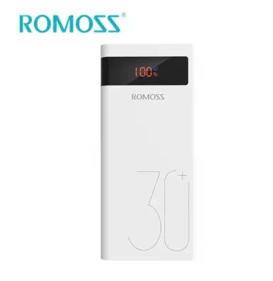 ROMOSS Sense 8P+ Power Bank 30000mAh Support Type-c Two-way Quick Charge with LED Display Powerbank