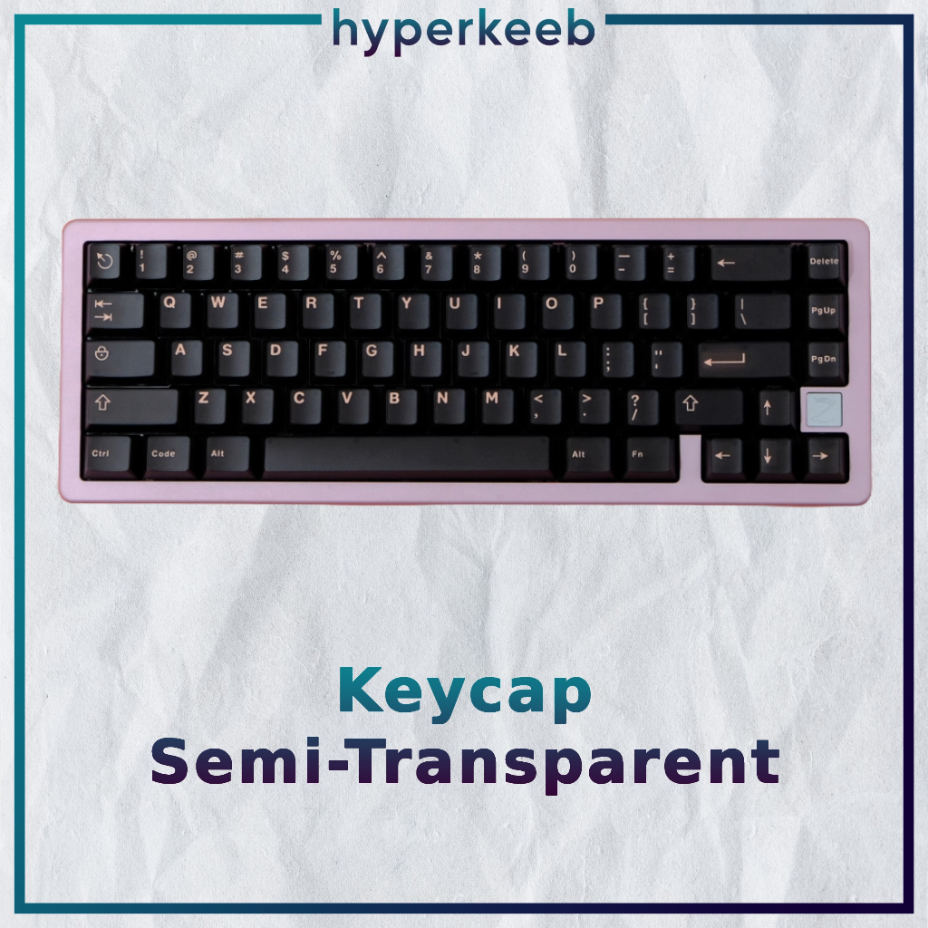 CMK Aifei Semi-transparent 121 nút bàn phím cơ, nhựa ABS 1,5mm Double-shot, Keycap Profile Cherry | hyperkeeb