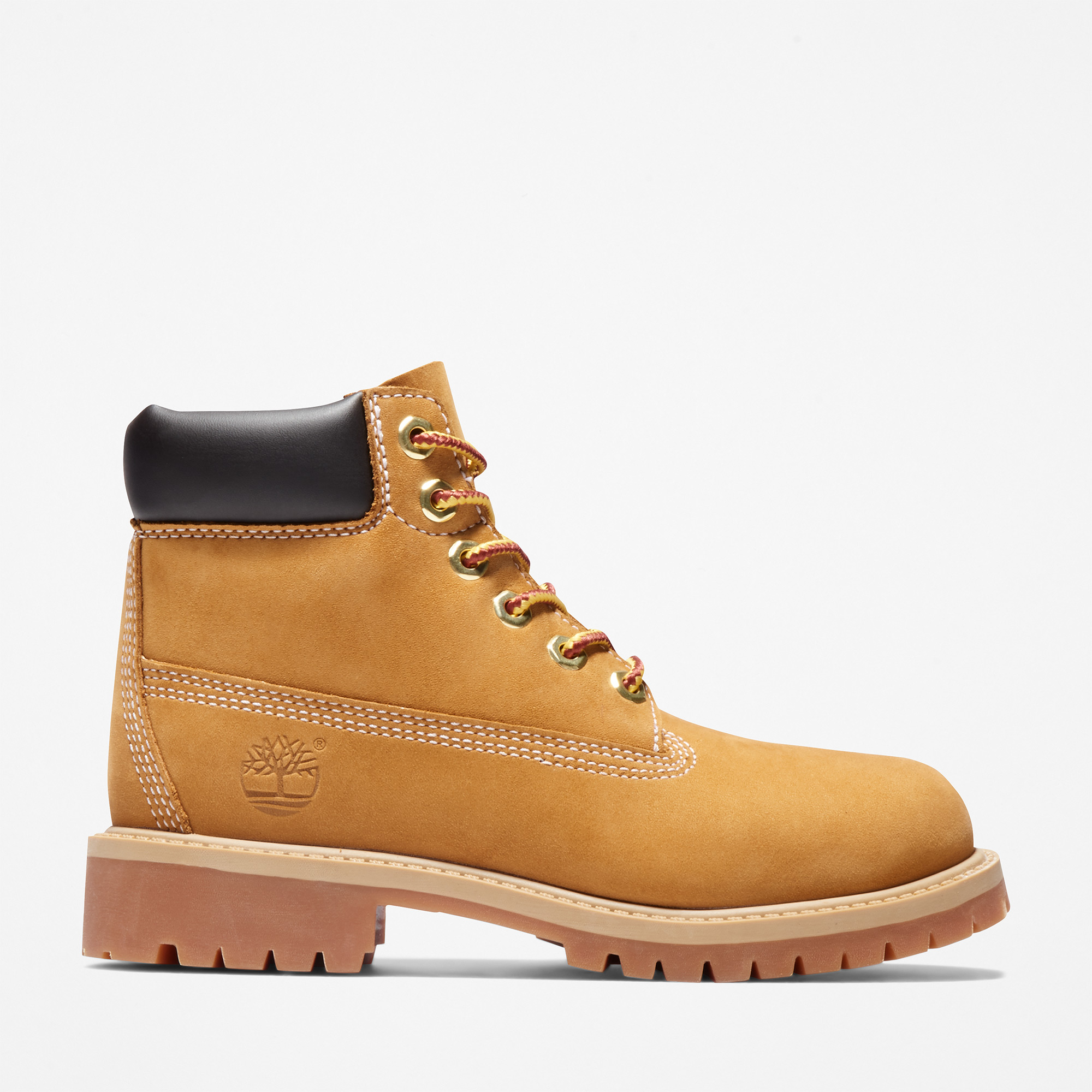 Timberland Mens 6-Inch Icon Premium Boot Wheat Nubuck Wide