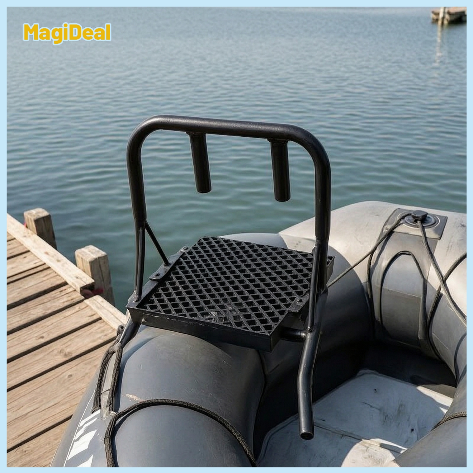 MagiDeal Marine Outboard Motor Bracket Heavy Duty Motor Mounting Bracket Compact Universal for Boaters ราคา 3,025 บาท*ส่งฟรี