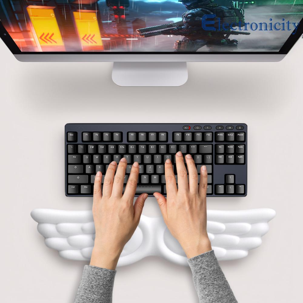 Hình thiên thần chuột Pad PU Bộ nhớ bọt miếng đệm kê cổ tay chống trượt Comfort thiên thần Wristpad Phụ kiện chơi game