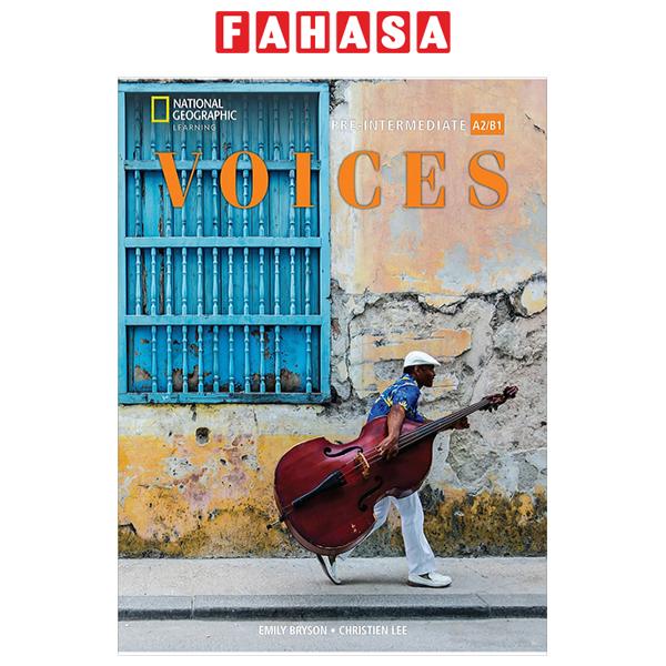 Sách Ngoại Văn - Fahasa - Voices Pre-Intermediate A2/B1: Students Book BRE + OLP/EBK CSTM (Vietnam E