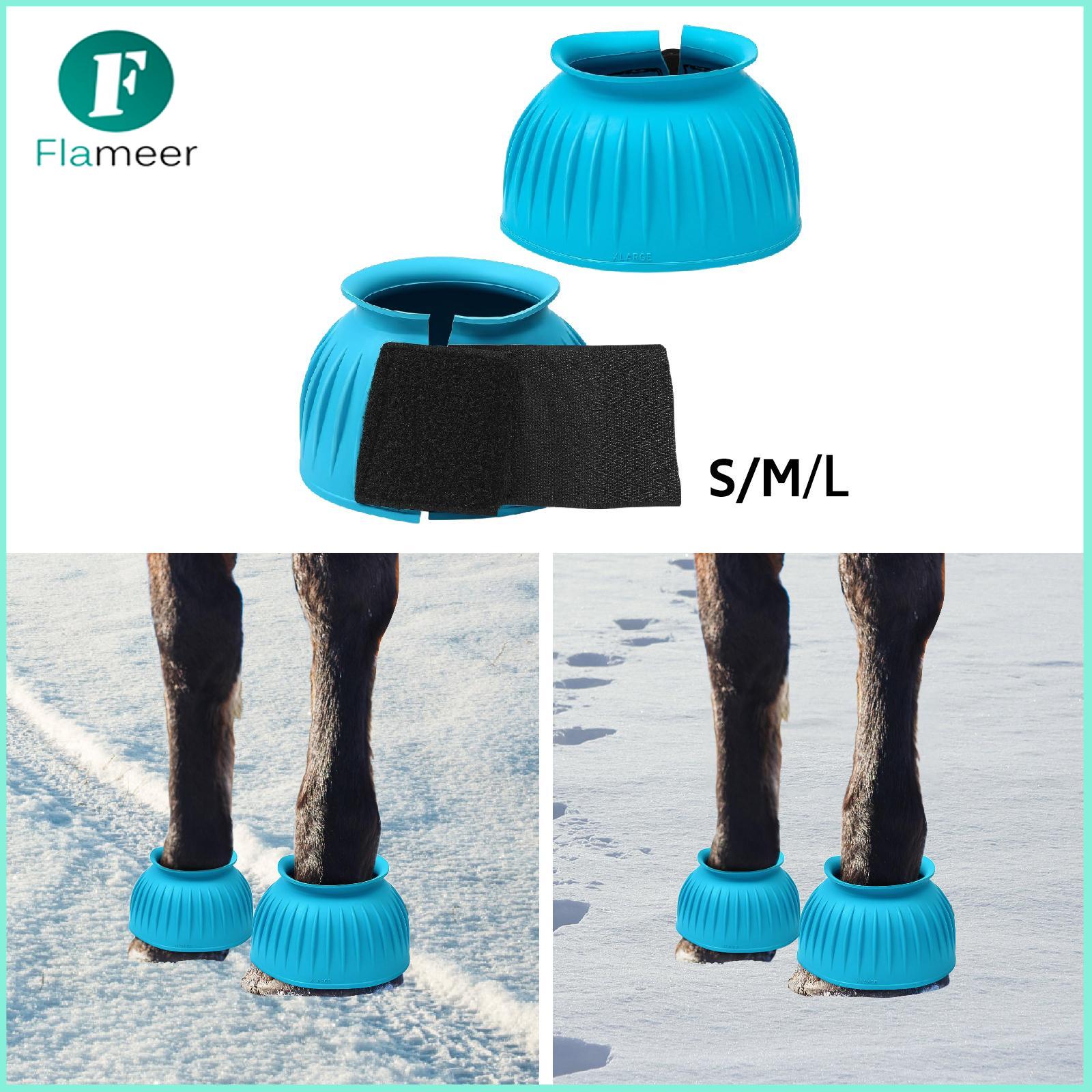 2Pcs Horse Bell Boots Protection Covers Equestrian Equipment Hook and Loop Equine Protector Quick Wrap for Jumping Trails ราคา 11,320 บาท*ส่งฟรี