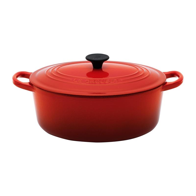 Le Creuset Cast Iron Oval French Oven 23cm Classic (Cherry Red) Singapore