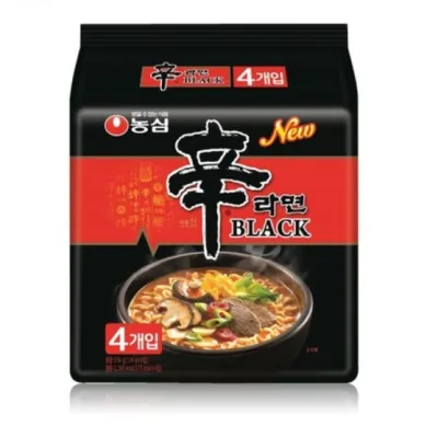 ★Nongshim★ shin Ramyun BLACK 4ea Premium ramen Spicy Ramen Noodle