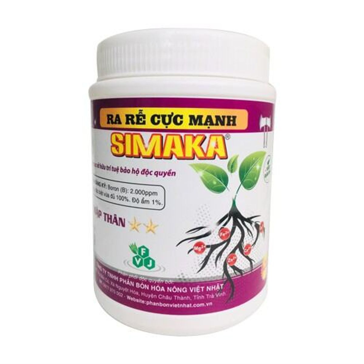 Simaka - ra rễ cự mạnh - hủ 500g