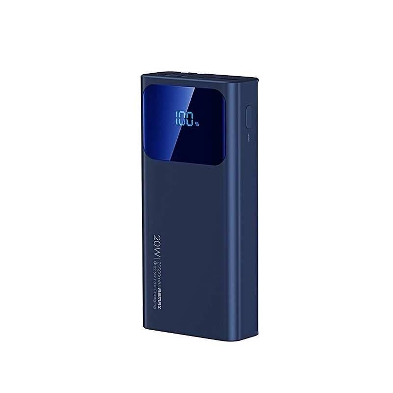 Pin sạc dự phòng Remax 535 20000mah sạc nhanh PD 22.5W có led báo dung lượng kèm dây-BH 1 đổi 1