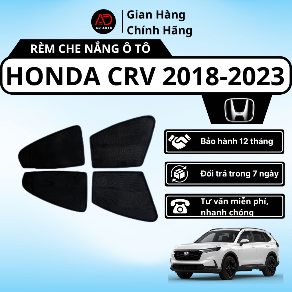 Rèm che nắng ô tô HONDA CRV rèm nam châm ô tô che nắng chống tia UV tránh quá nhiệt chuẩn form AD AU