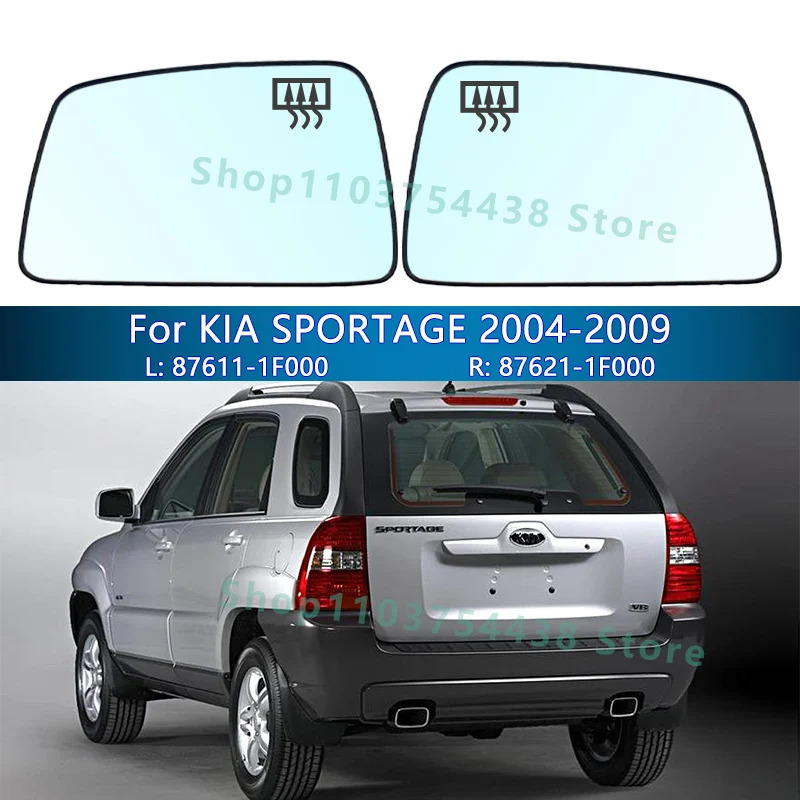 Xe gương chiếu hậu Glass đối với Kia Sportage 2004 2005 2006 2007 2008 2009/87611-1f000 87621-1f000/Wing gương ống kính/xe accessorie