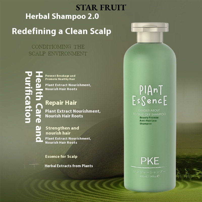  Pke chống rụng tóc kiểm soát dầu Fluffy chống dầu gội trị gàu cho nam giới và phụ nữ 