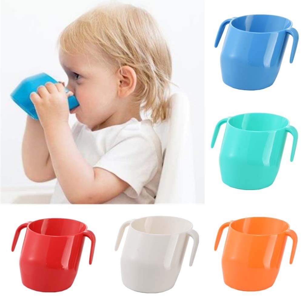 KELANSI Portable Infant Training Cup Tumble Resistant Wash Cup Water