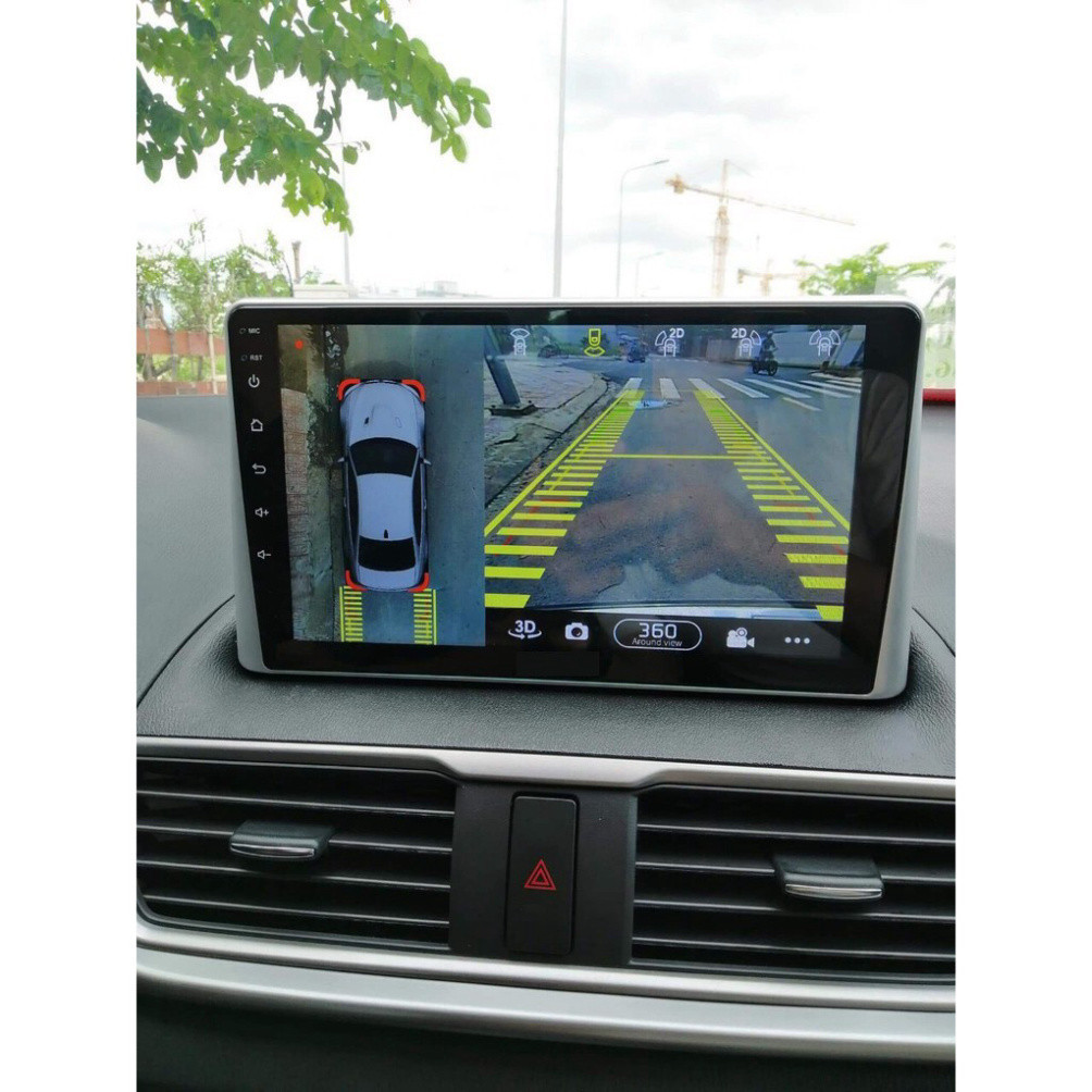 Màn hình DVD Android liền Camera 360 AHD SONY 3D-Màn hình ô tô tích hợp camera 360 xem toàn cảnh xung quanh xe Giá 6,590,000 Đồng*Miễn phí vận chuyển