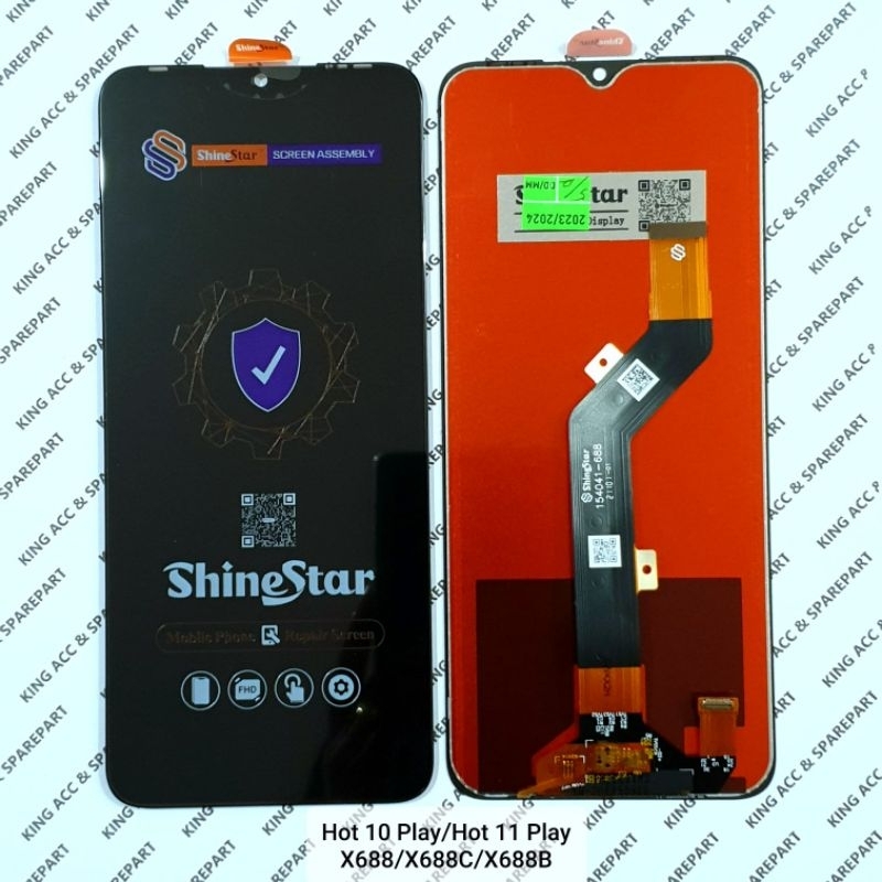 ORIGINAL SHINESTAR - LCD TOUCHSCREEN INFINIX HOT 10 PLAY HOT 11 PLAY X688 X688C X688B Giá 160,000 Đồng*Miễn phí vận chuyển