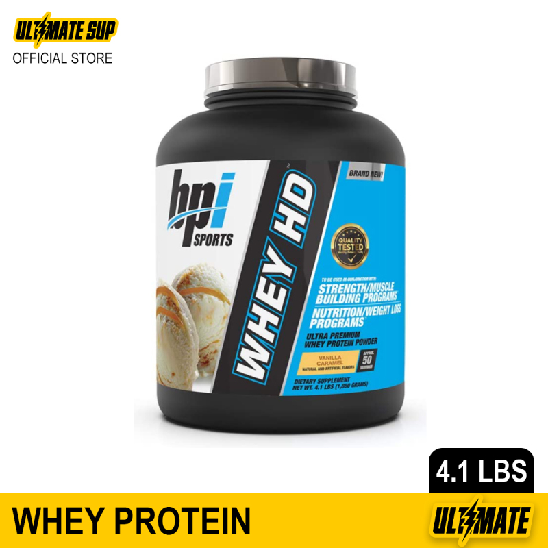 Buy BPI Sports Whey HD Ultra Premium Whey Protein Powder, Recover & Muscle Growth Protein Shake, 4.1lbs Singapore