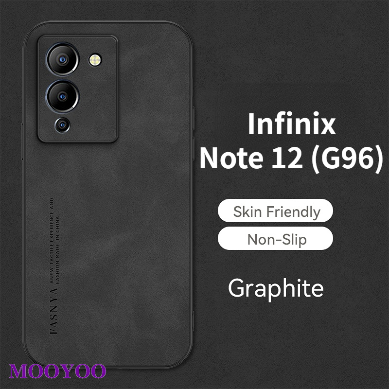 Trường hợp infinix note12 điện thoại mềm trường hợp máy ảnh bảo vệ cừu vỏ cây bìa sang trọng xác thực ốp da cho lưu ý 12 g96 x670