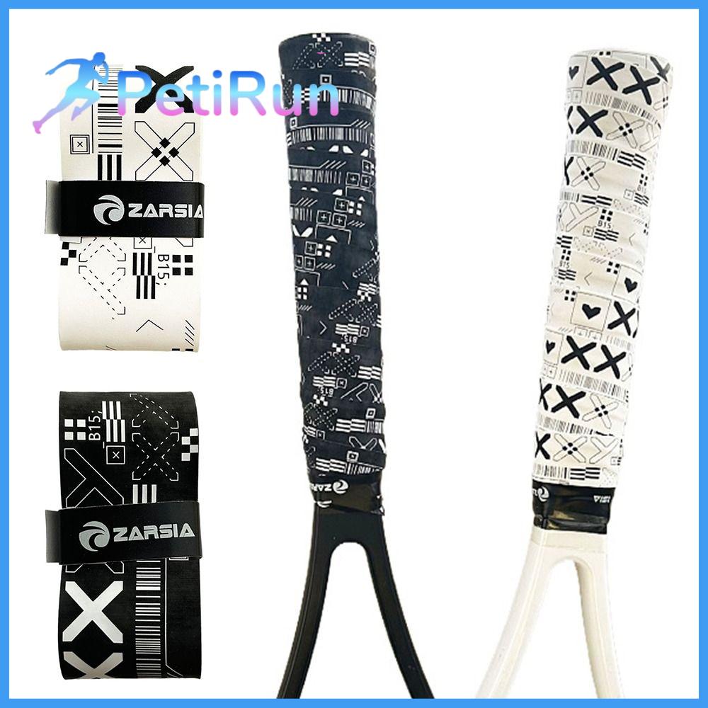 PETIRUN In Cán Vợt Cầu lông Mờ Đen trắng Băng dính chống trượt Mềm Vợt tennis Over Grips