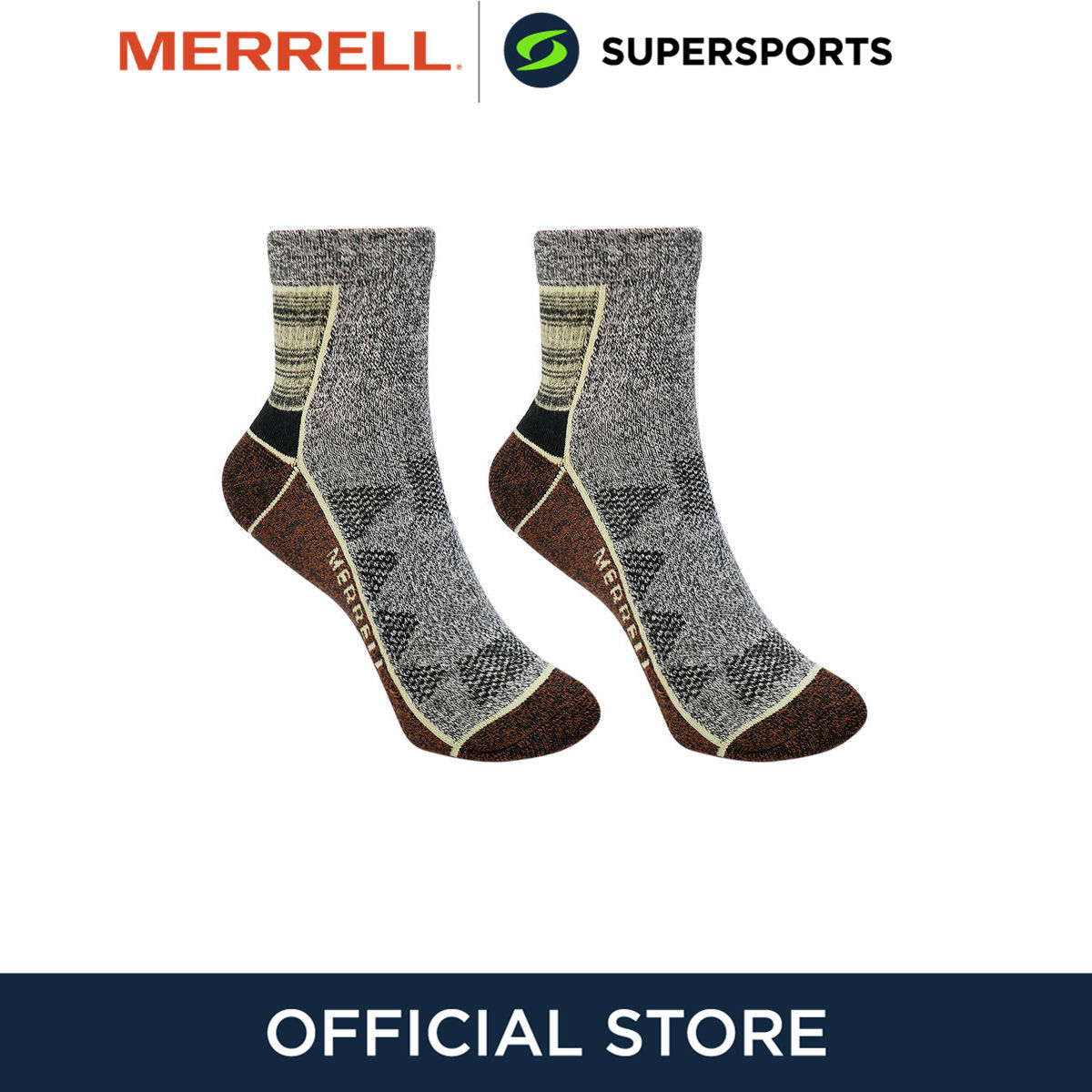 MERRELL Moab Quarter Unisex Hiking Socks ราคา 507 บาท*ส่งฟรี