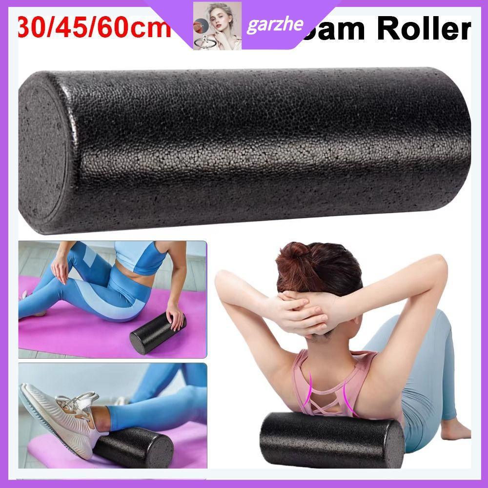 GARZHE24272 1Pcs Đen Con lăn xốp EPP 30/45/60cm EPP. Thiết bị thể dục Pilates Bền bỉ Di động Con lăn massage yoga Dành cho Phụ Nữ/Nam Giới