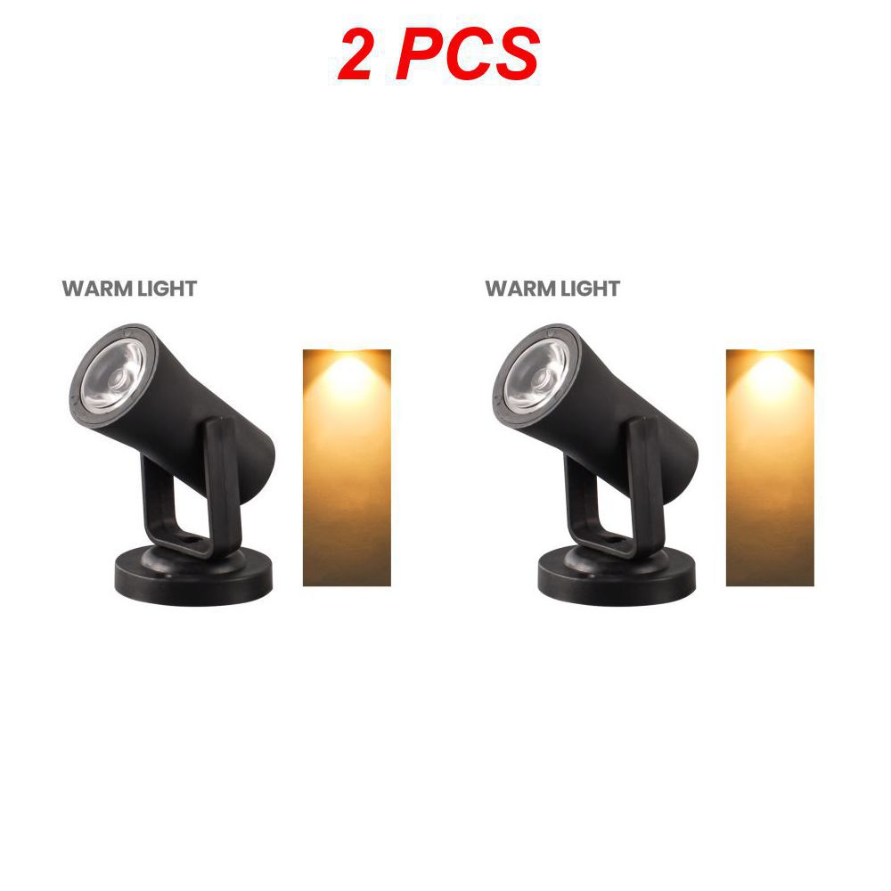 VIVOLILV LED Mini Spotlight 1W 3W Surface Mount Cabinet Mini Spot Light Adjustable Spotlight For Display Ceiling Light For Background WallArt WorkHeadboard Picture