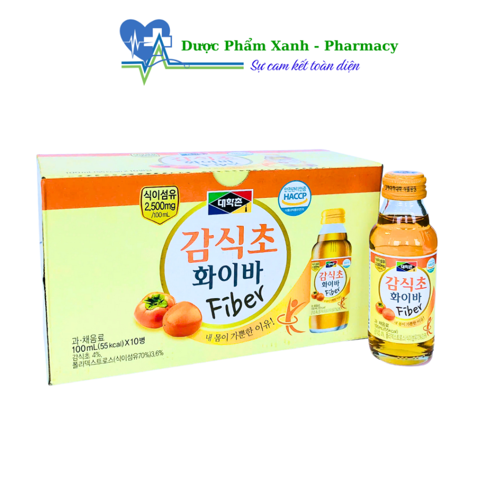 Nước Giấm Hồng Persimmon Vinegar Fiber Anh Gia Khánh Hỗ Trợ Bảo vệ Gan - Chai 100ml