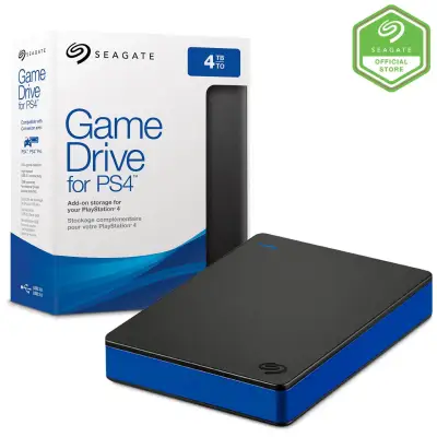 Seagate Game Drive for PS4- 4TB Storage