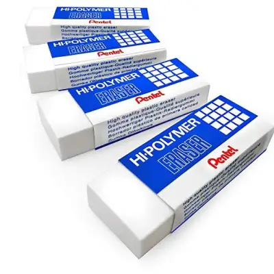 Pentel Hi Polymer Eraser ZEH-10 ( 10 PCs)