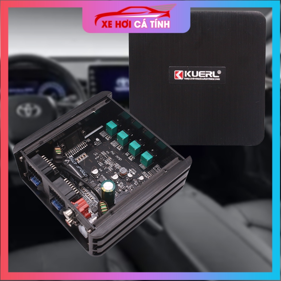 DSP Bộ khuếch đại âm thanh kèm Amply 6 kênh dành cho màn android ô tô cắm dắc zin KUERL