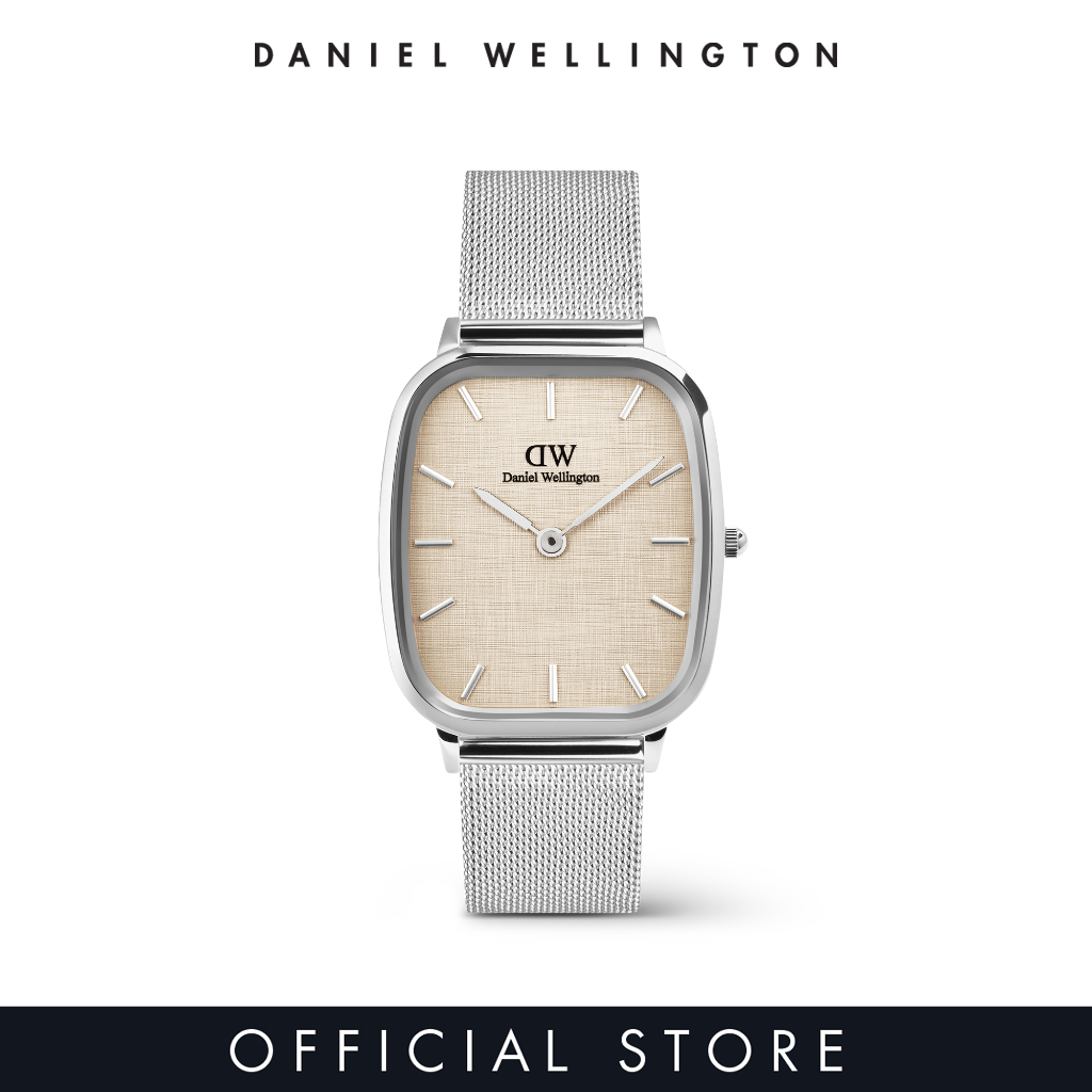 Daniel Wellington Marlon Sterling Linen - Men Watch stainless steel watch DW Official Authentic Original - นาฬิกา ผู้ชาย ราคา 6,839 บาท*ส่งฟรี