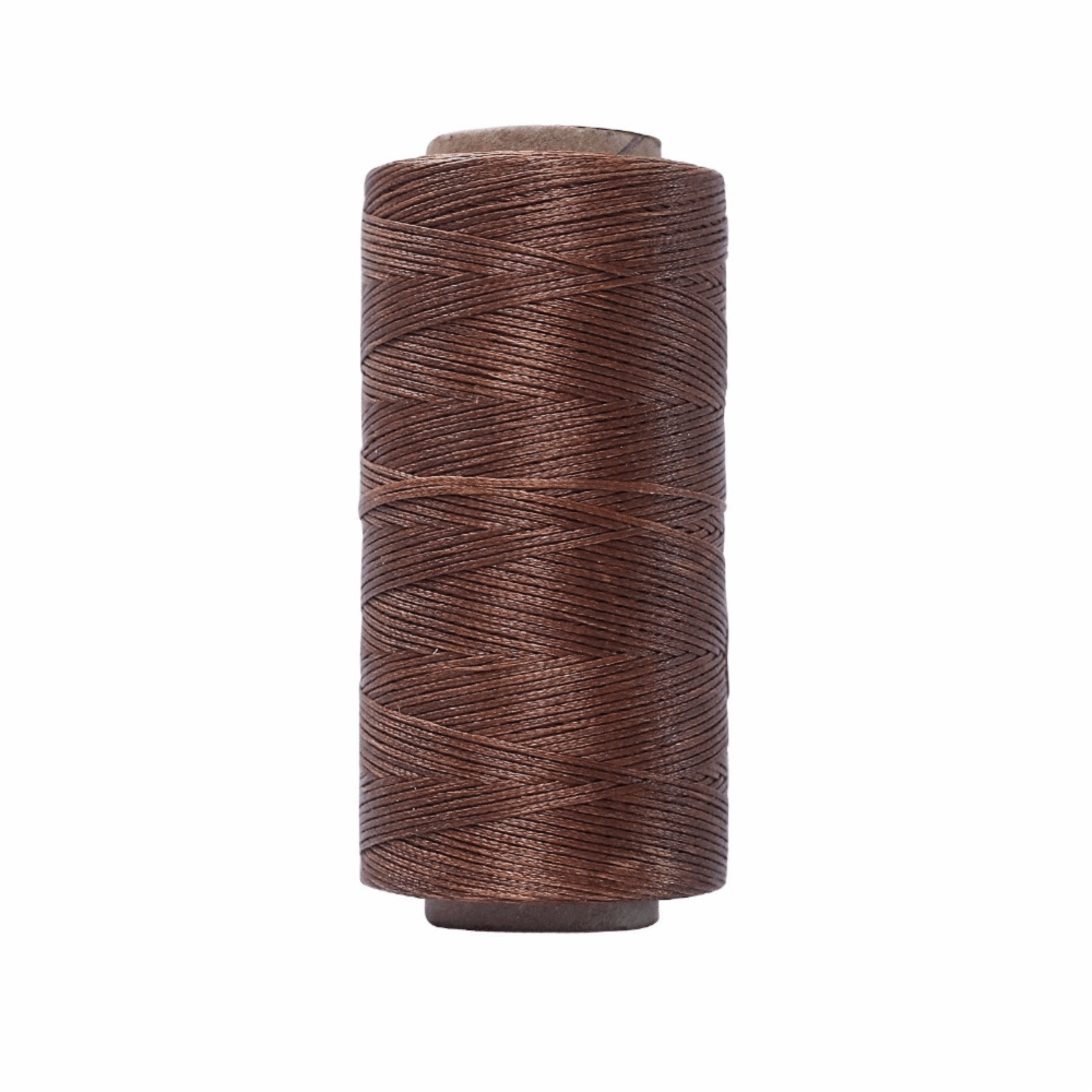GREATWA Arts Craft Waxed Thread Cord 0.8MM Polyester String Leather Sewing Thread Vintage 150D Wax Cotton Cord String Braided Bracelet