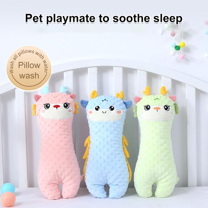 Gối ngủ cho bé mềm mại và thoải mái màu hồng rồng thiết kế bé Comfort Gối thoáng khí dễ dàng để làm sạch cho 0 đến 12 tháng