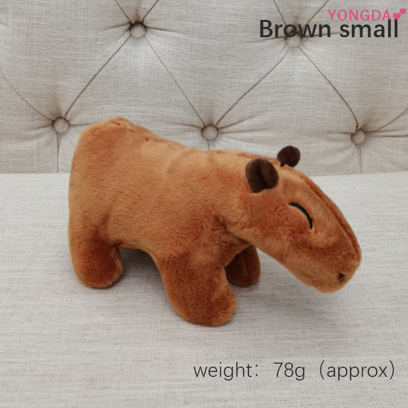 YONGDA💕 Mô Phỏng Capybara Đồ Chơi Sang Trọng Fluffy Capybara Búp Bê Mềm Thú Nhồi Bông Đồ Chơi Trẻ Em Món Quà Sinh Nhật Đồ Chơi Nhà Phòng Trang Trí Nội Thất