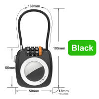 Guugei Apple airtag an toàn khóa kết hợp chống mất bảo vệ trường hợp airtag Keychain Bìa