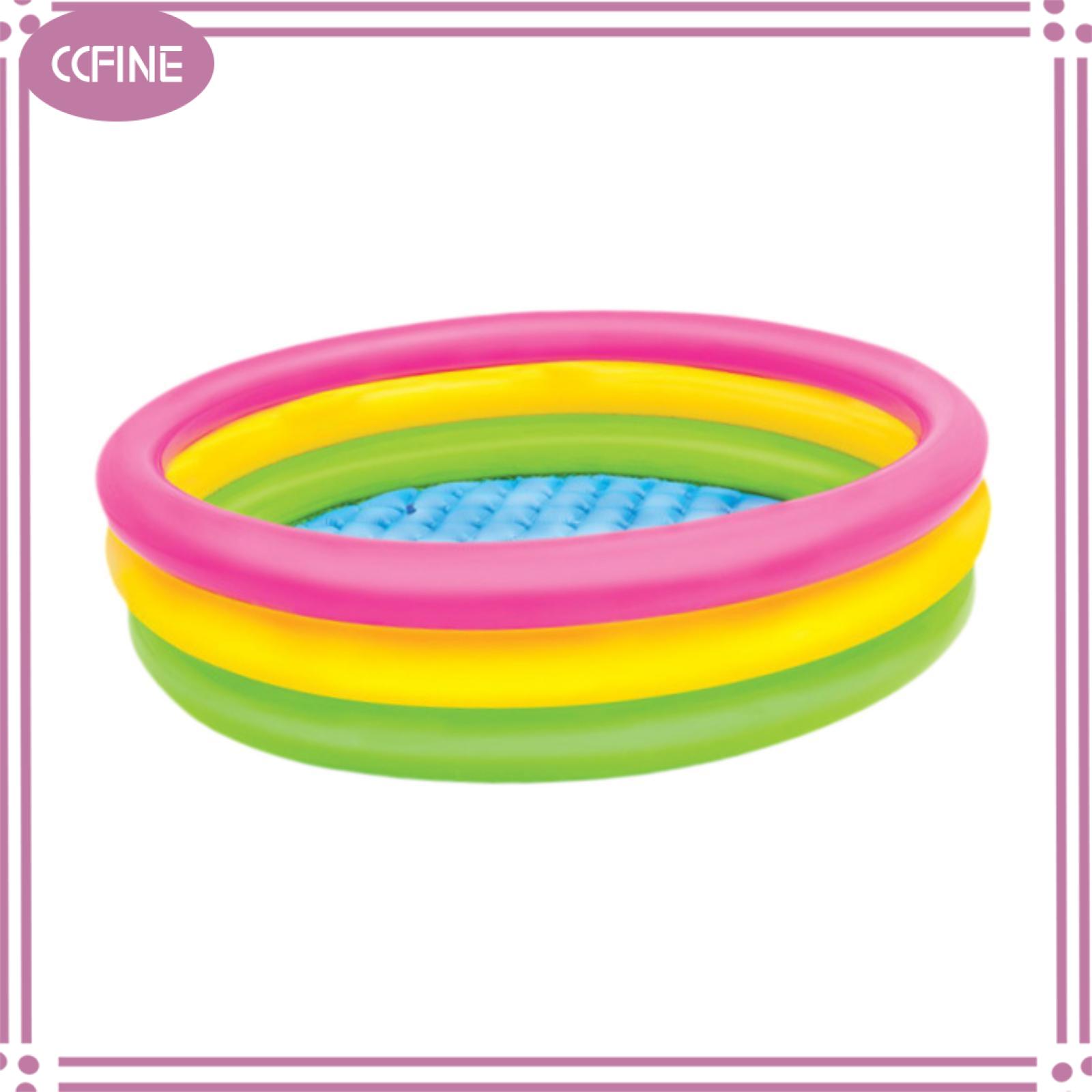 Ccfine Hồ bơi bơm hơi cho xách tay trẻ em trò chơi dưới nước hoạt hình cho trẻ em Bồn tắm bơm hơi cho bé Bể bơi phao nổi cho mùa hè vui vẻ bãi biển